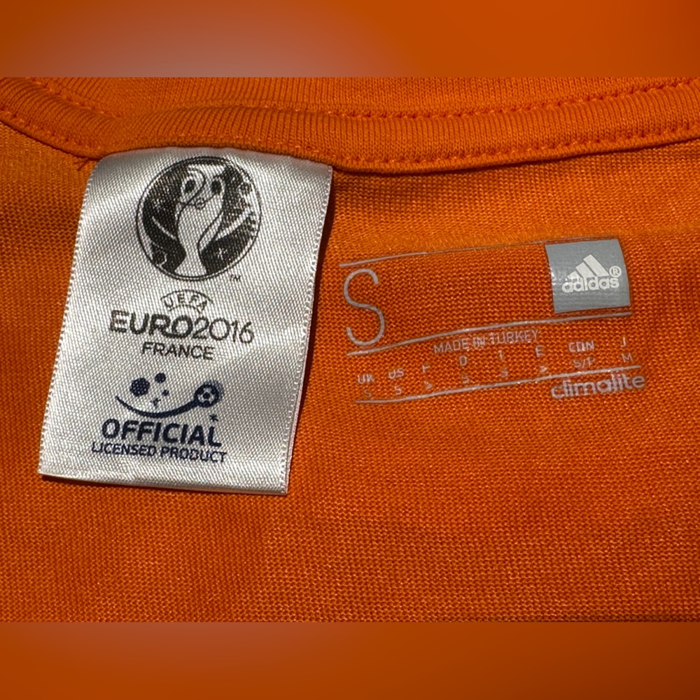 Adidas EURO 2016 UEFA T-shirt. Official Licensed T-shirt. Holland. - Picture 6 of 8